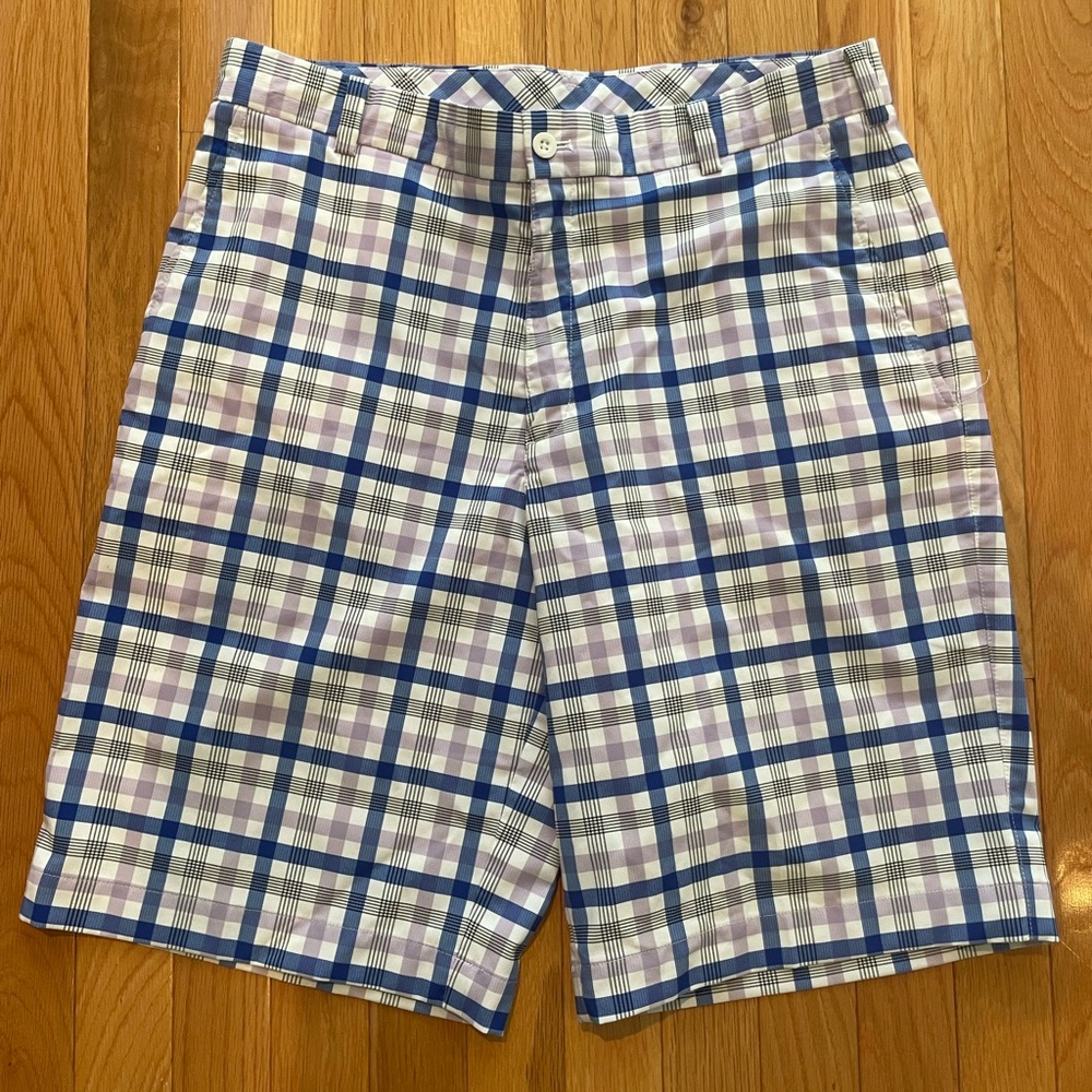 Men’s Nike Golf Plaid Shorts Size 32